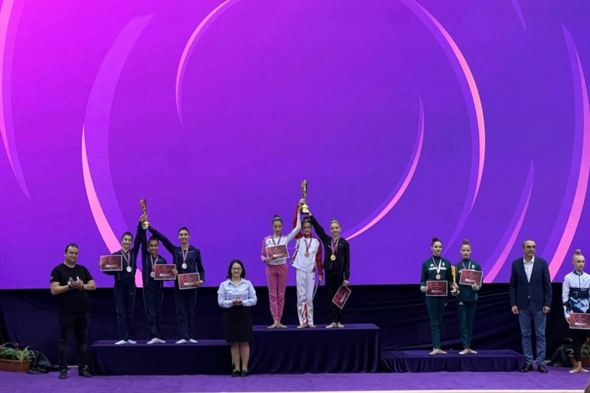 Azərbaycan millisindən uğur: Gimnastlarımız Rumıniyada gümüş medal qazanıblar